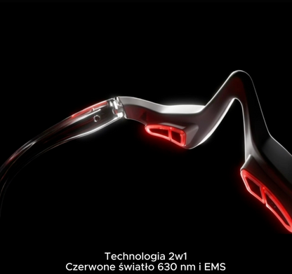 LumiEye Pro™ 2w1 - terapia czerwonym światłem + EMS na worki pod oczami